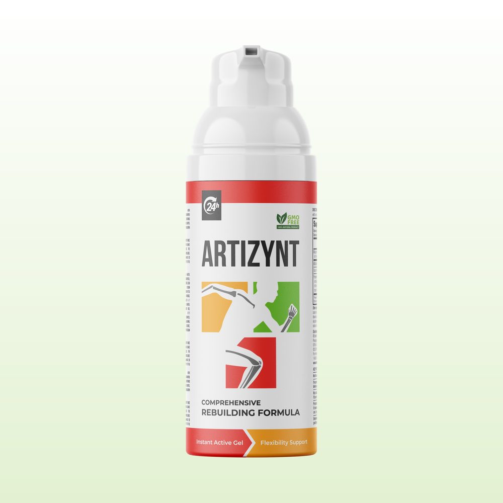 Etikett der ArtiZynt Gel Flasche in Nahaufnahme